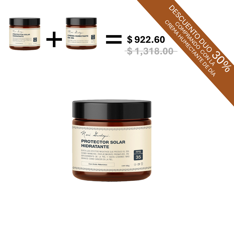 PROTECTOR SOLAR HIDRATANTE 60 g  DE AMPLIO ESPECTRO