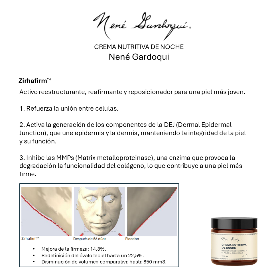 CREMA NUTRITIVA CON ZIRHAFIRM 